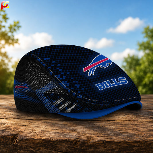 03BB Mesh Flat Cap, Golf Mesh Cap NFL03