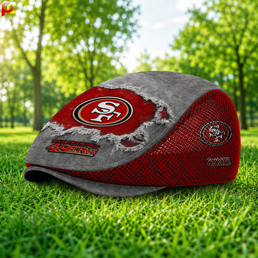 27SF49 Mesh Flat Cap, Golf Mesh Cap NFL01