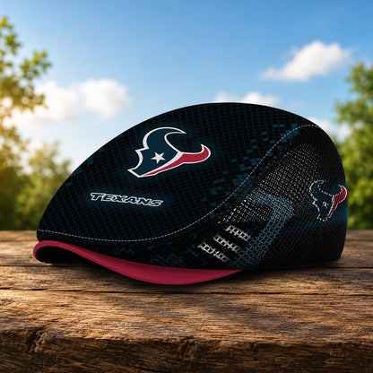 12HT Mesh Flat Cap, Golf Mesh Cap NFL03