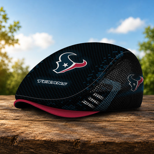 12HT Mesh Flat Cap, Golf Mesh Cap NFL03