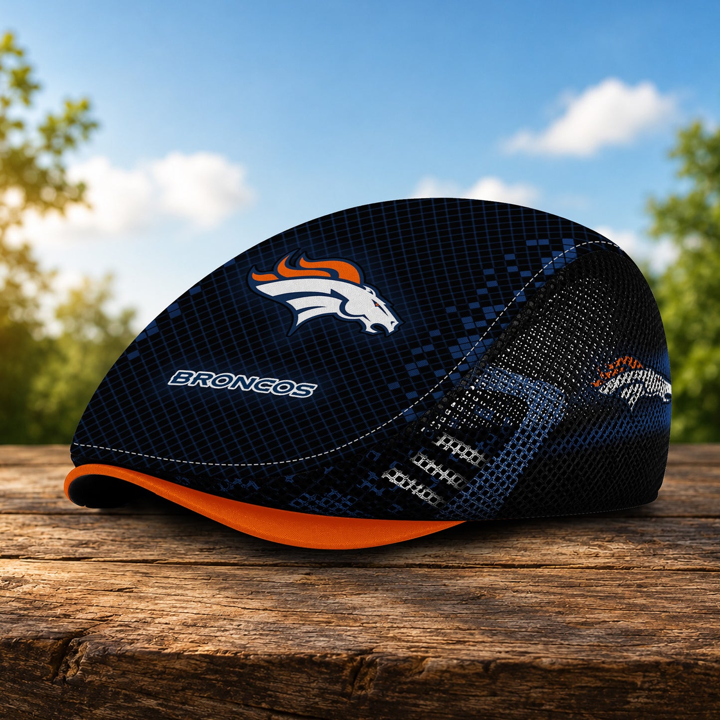 09DB Mesh Flat Cap, Golf Mesh Cap NFL03