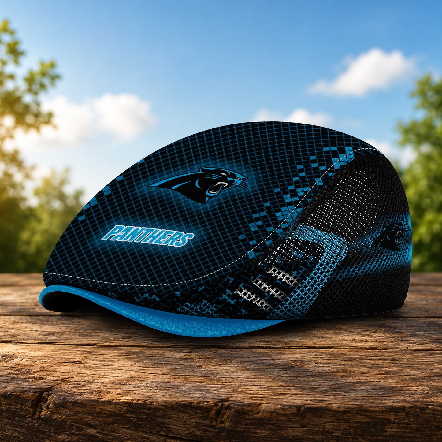 04CP Mesh Flat Cap, Golf Mesh Cap NFL03