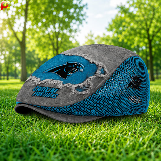 04CP Mesh Flat Cap, Golf Mesh Cap NFL01