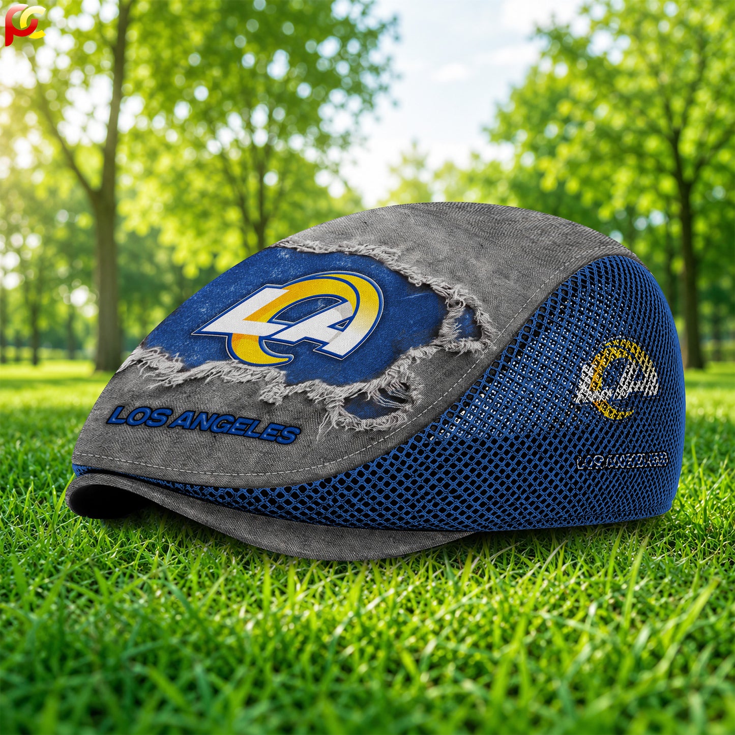 18LAR Mesh Flat Cap, Golf Mesh Cap NFL01