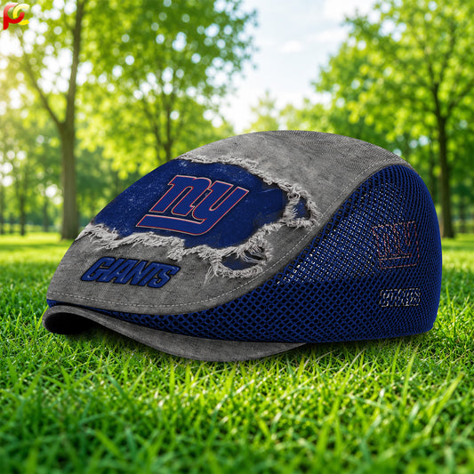 23NYG Mesh Flat Cap, Golf Mesh Cap NFL01