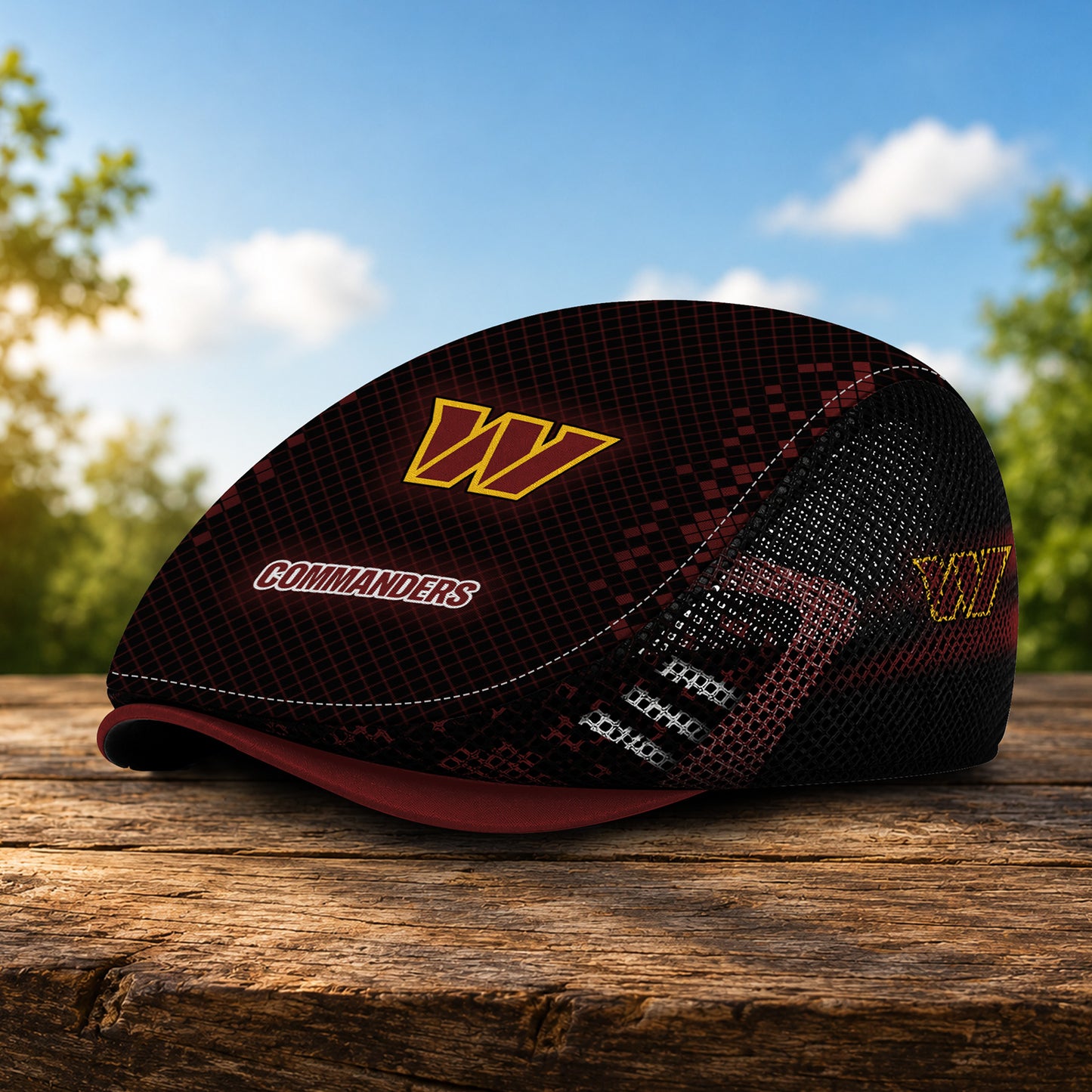 31WC Mesh Flat Cap, Golf Mesh Cap NFL03