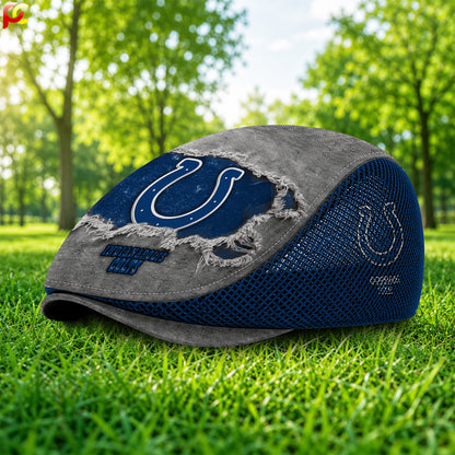 13IC Mesh Flat Cap, Golf Mesh Cap NFL01