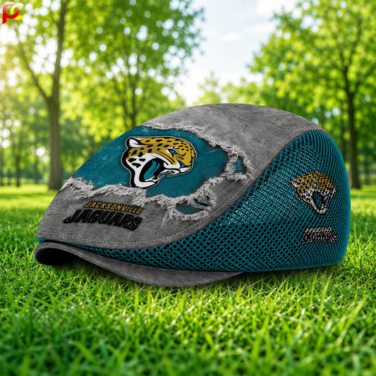 14JJ Mesh Flat Cap, Golf Mesh Cap NFL01
