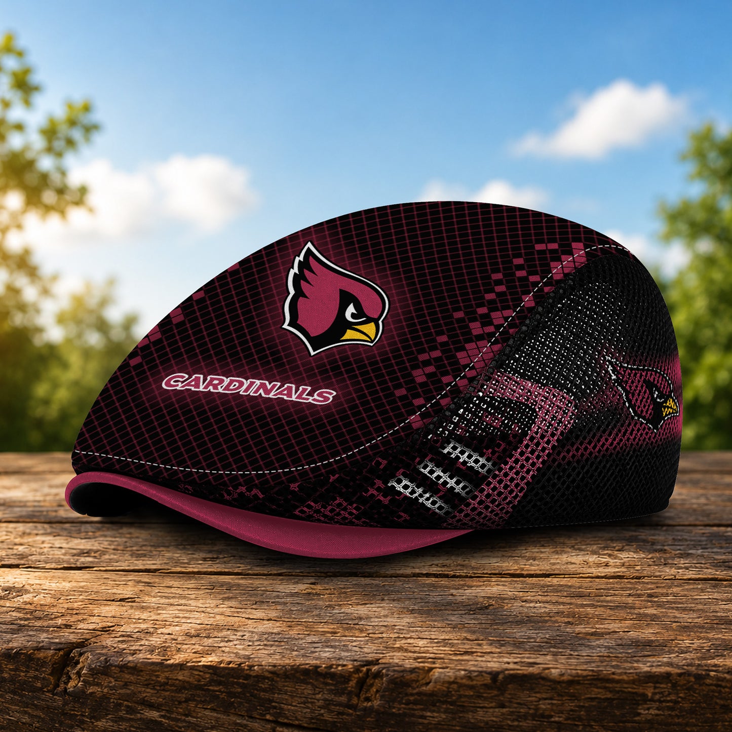 01AZ Mesh Flat Cap, Golf Mesh Cap NFL03