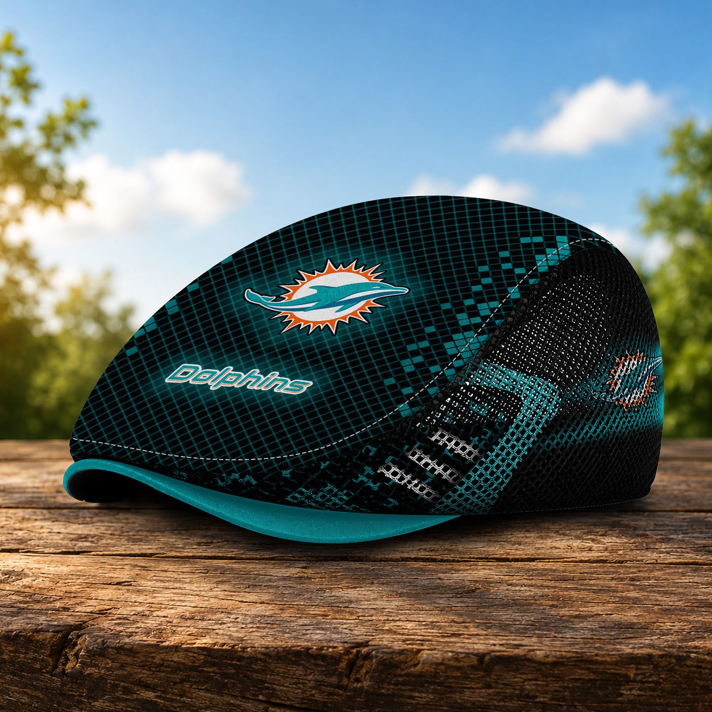 19MD Mesh Flat Cap, Golf Mesh Cap NFL03