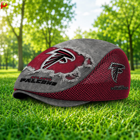 02AF Mesh Flat Cap, Golf Mesh Cap NFL01