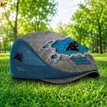 04CP Mesh Flat Cap, Golf Mesh Cap NFL01
