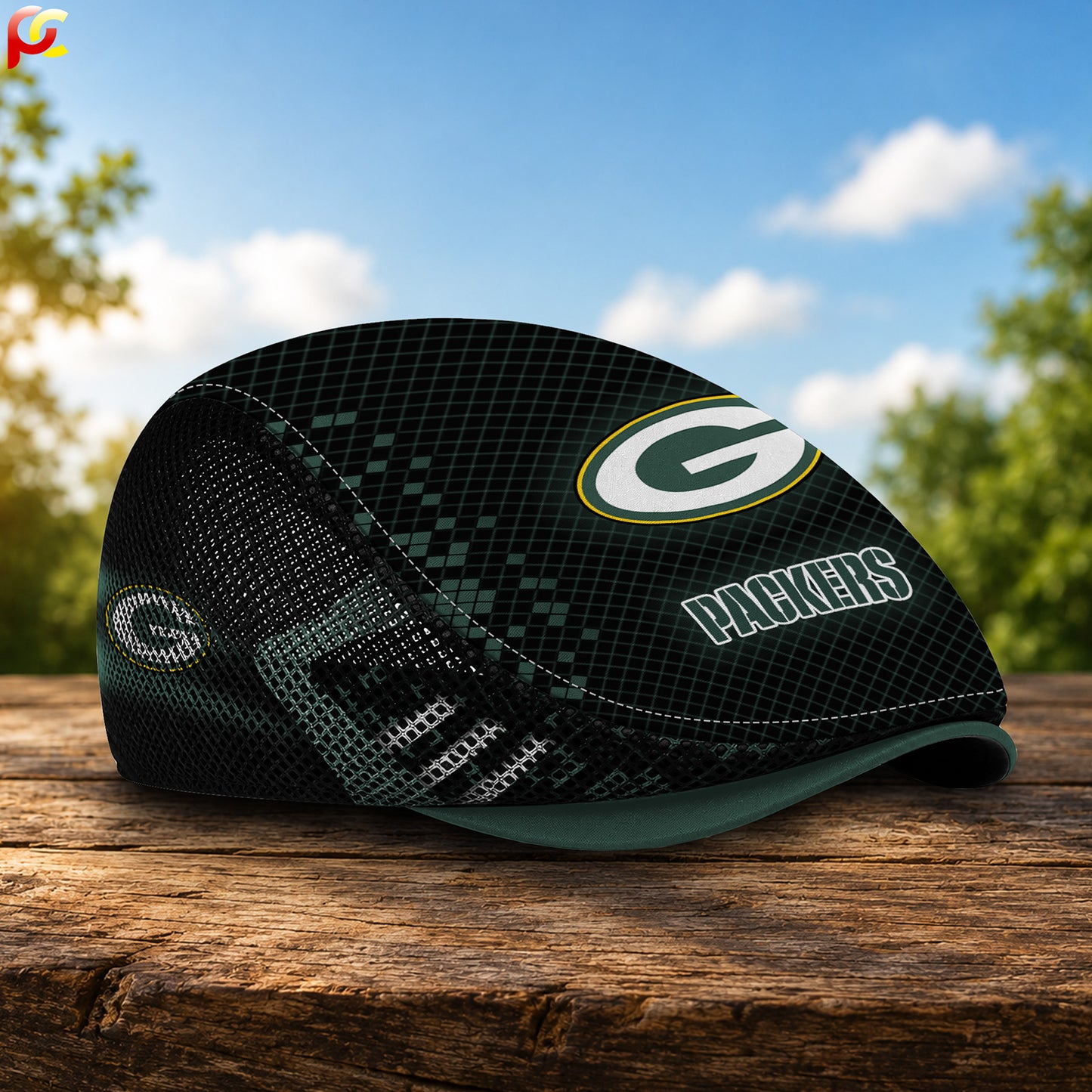 11GBB Mesh Flat Cap, Golf Mesh Cap NFL03