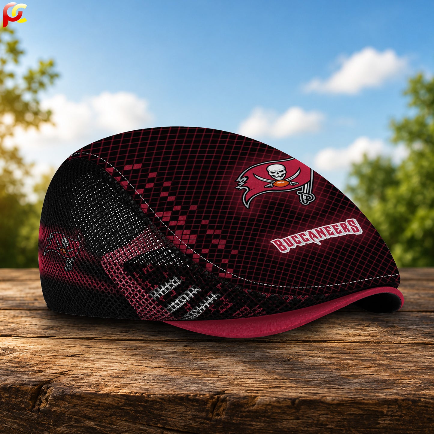 29TBB Mesh Flat Cap, Golf Mesh Cap NFL03