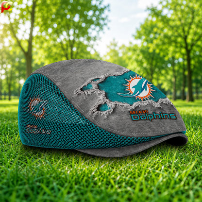 19MD Mesh Flat Cap, Golf Mesh Cap NFL01