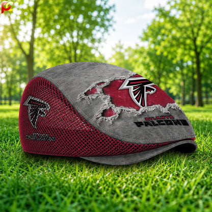 02AF Mesh Flat Cap, Golf Mesh Cap NFL01