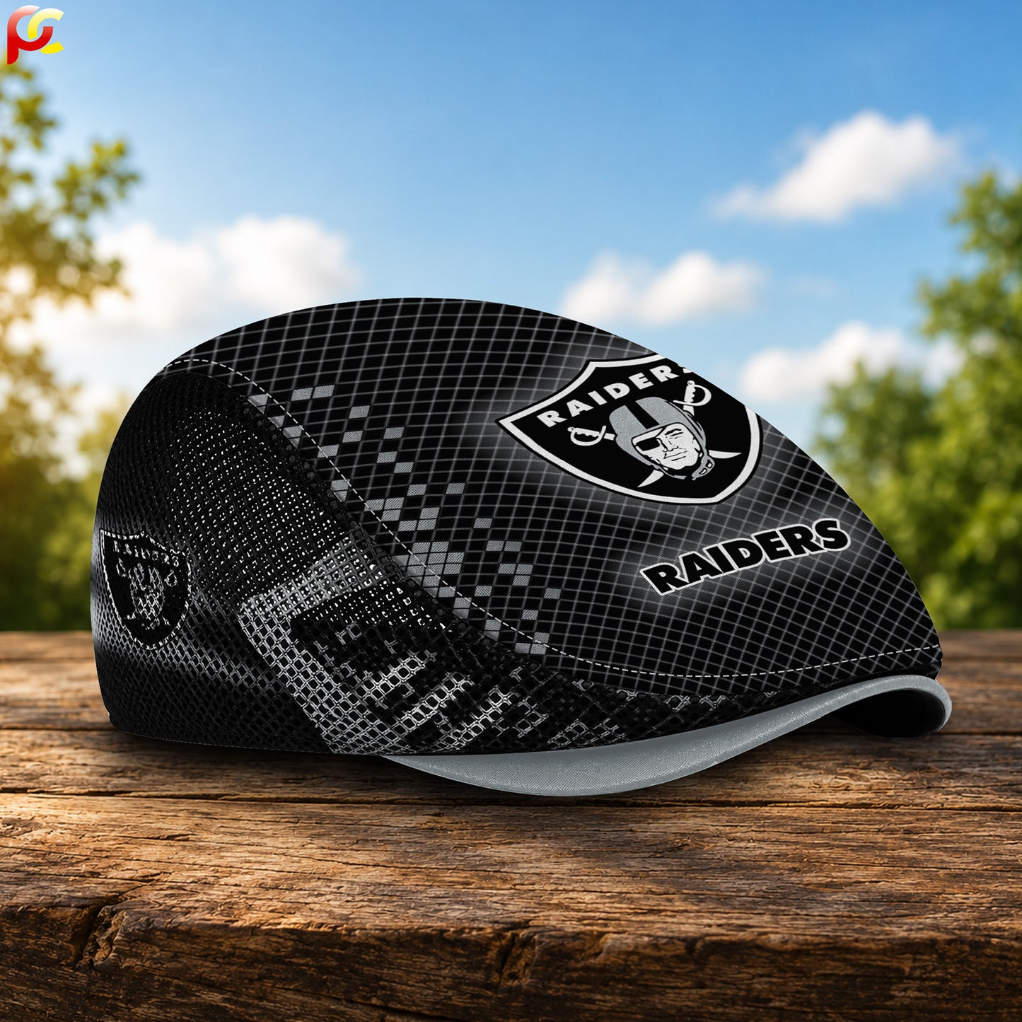 16LVR Mesh Flat Cap, Golf Mesh Cap NFL03