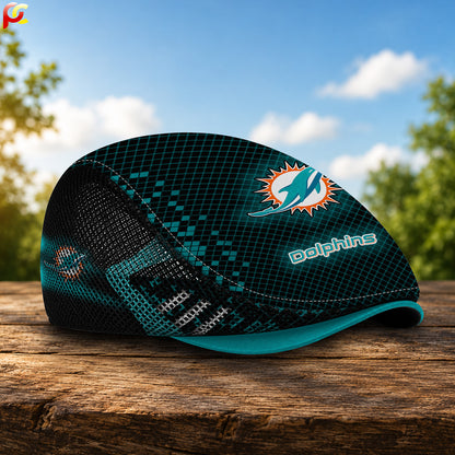 19MD Mesh Flat Cap, Golf Mesh Cap NFL03