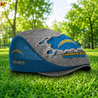 17LAC Mesh Flat Cap, Golf Mesh Cap NFL01