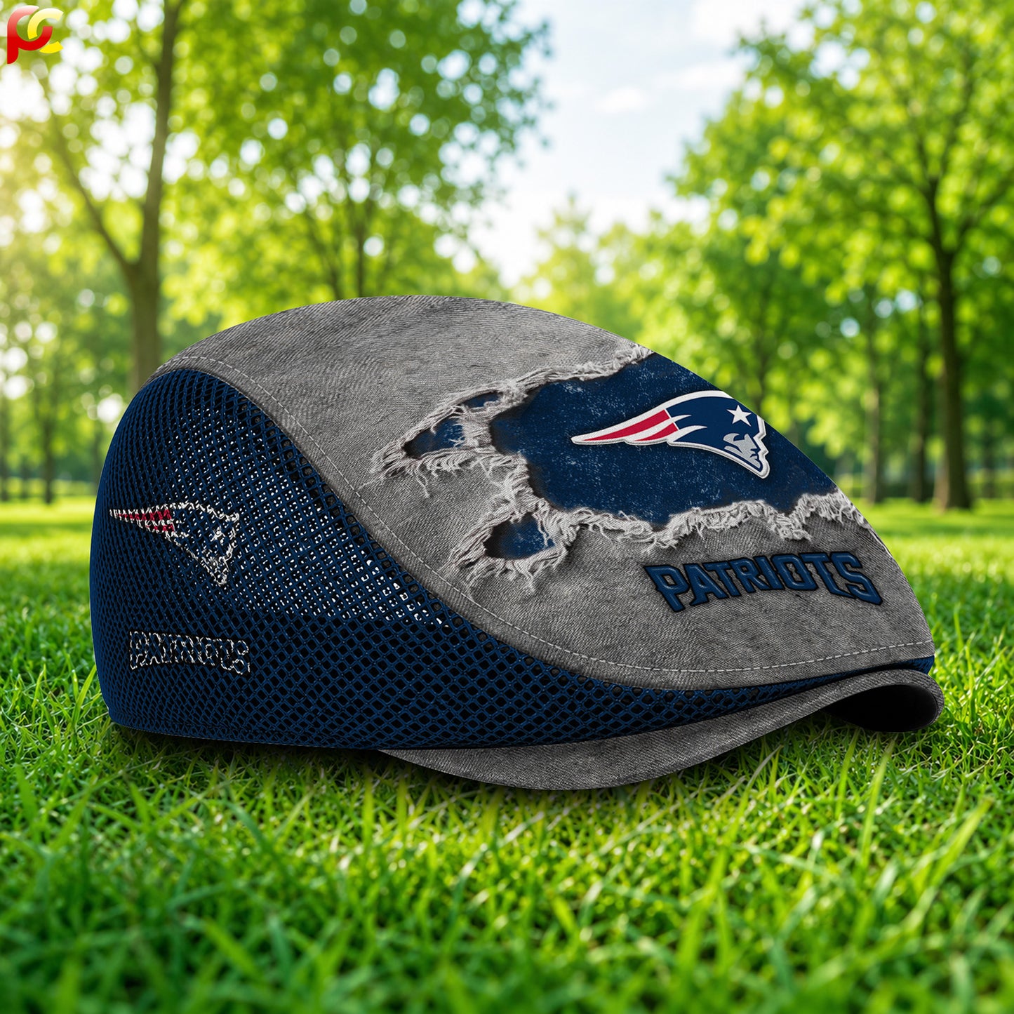 21NEP Mesh Flat Cap, Golf Mesh Cap NFL01