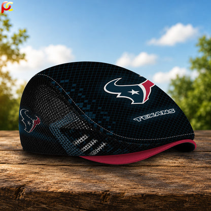 12HT Mesh Flat Cap, Golf Mesh Cap NFL03