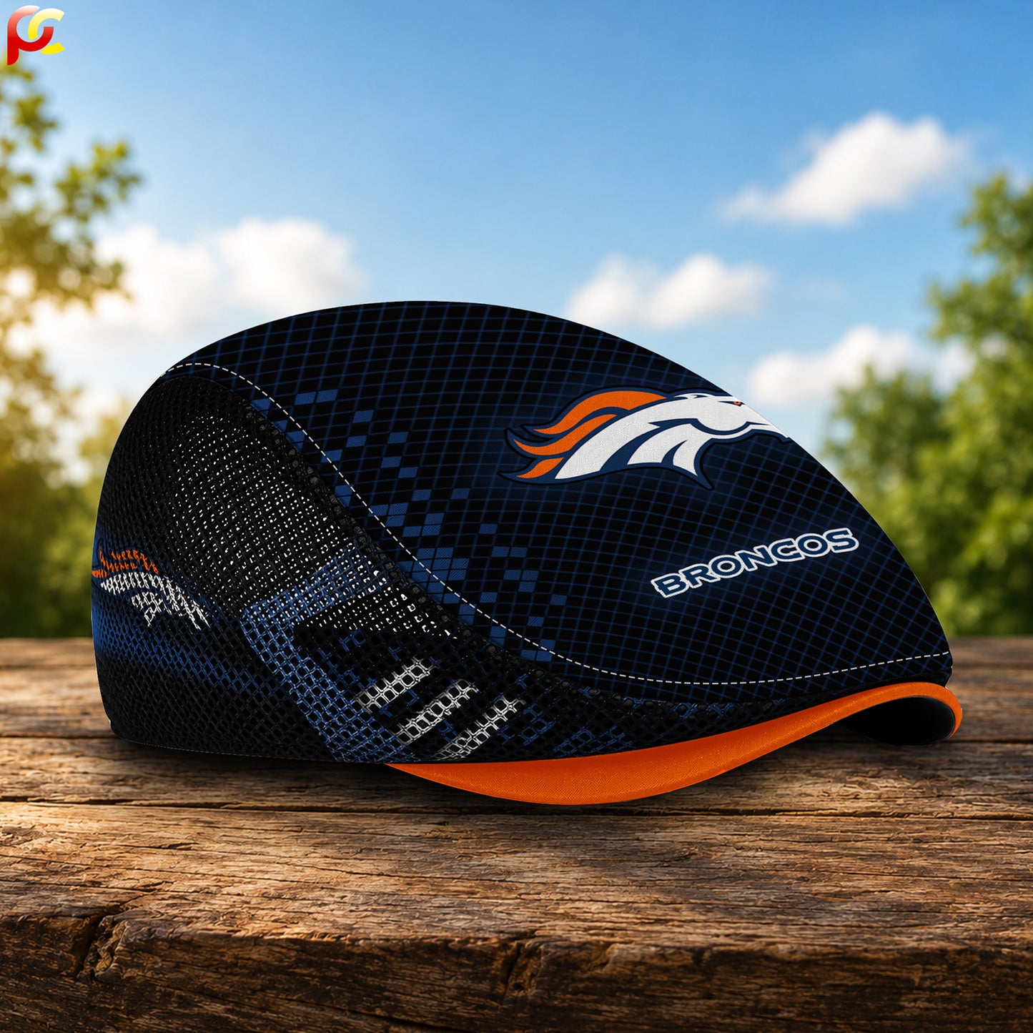 09DB Mesh Flat Cap, Golf Mesh Cap NFL03