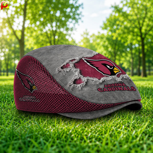 01AZ Mesh Flat Cap, Golf Mesh Cap NFL01