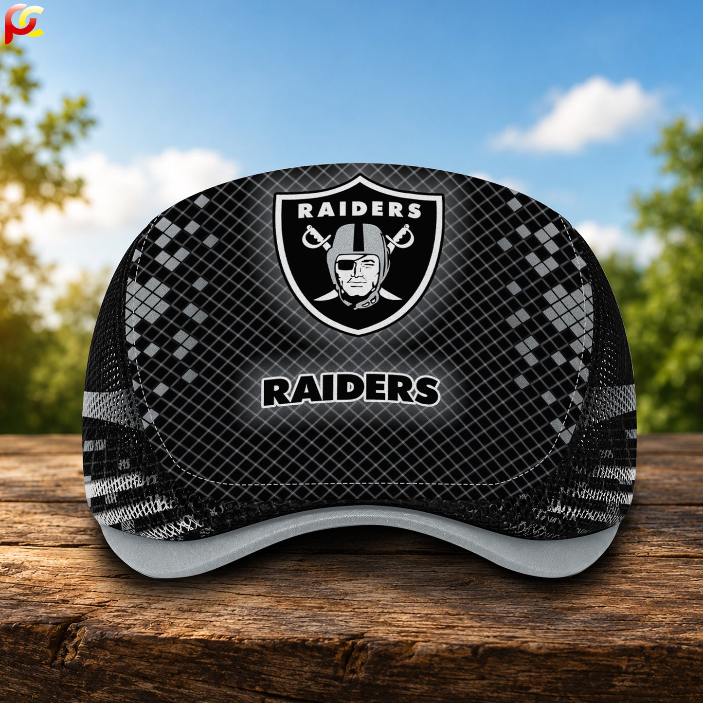16LVR Mesh Flat Cap, Golf Mesh Cap NFL03