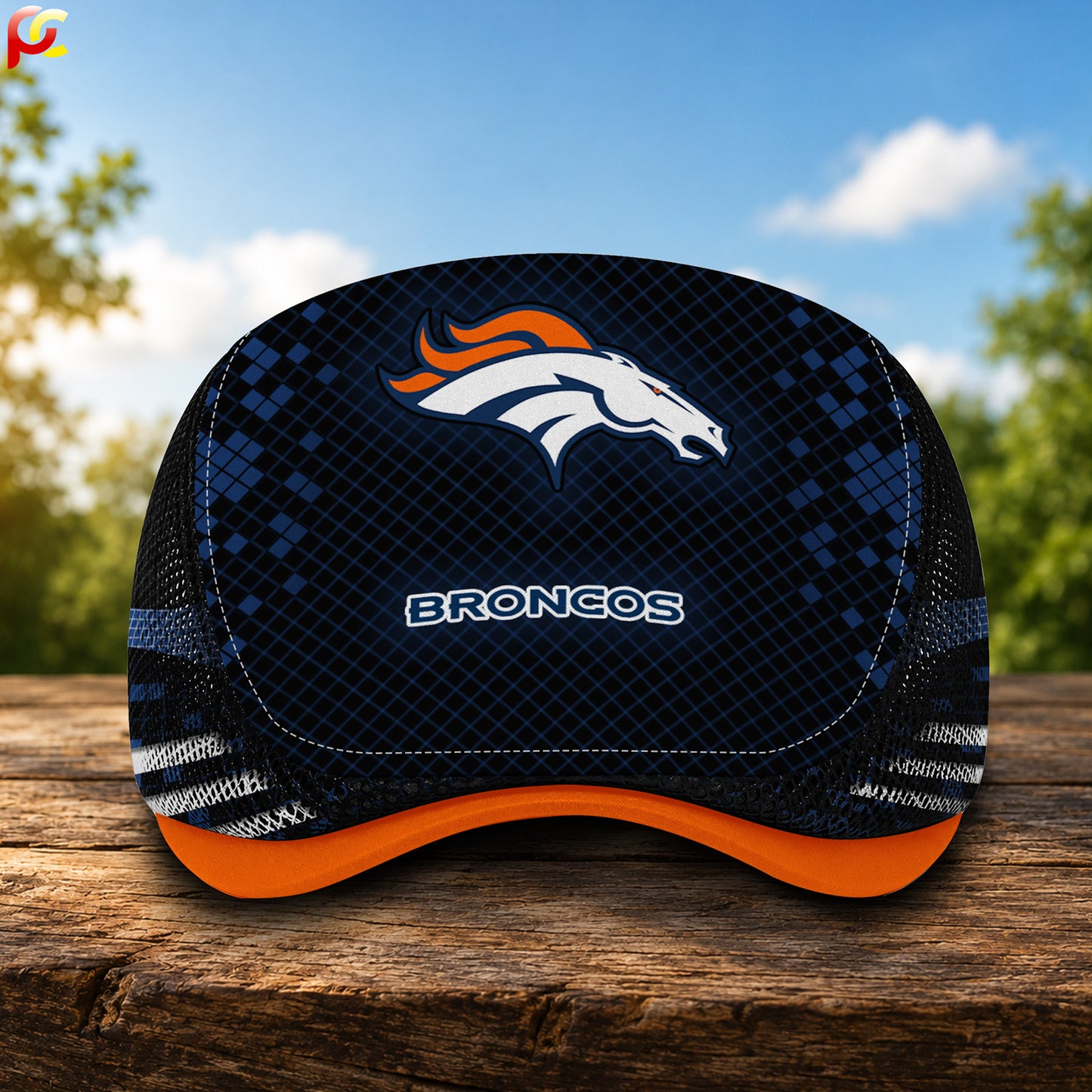 09DB Mesh Flat Cap, Golf Mesh Cap NFL03
