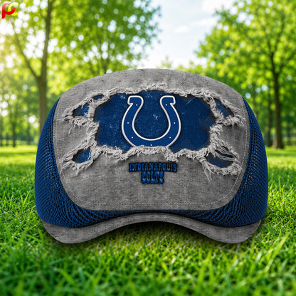 13IC Mesh Flat Cap, Golf Mesh Cap NFL01