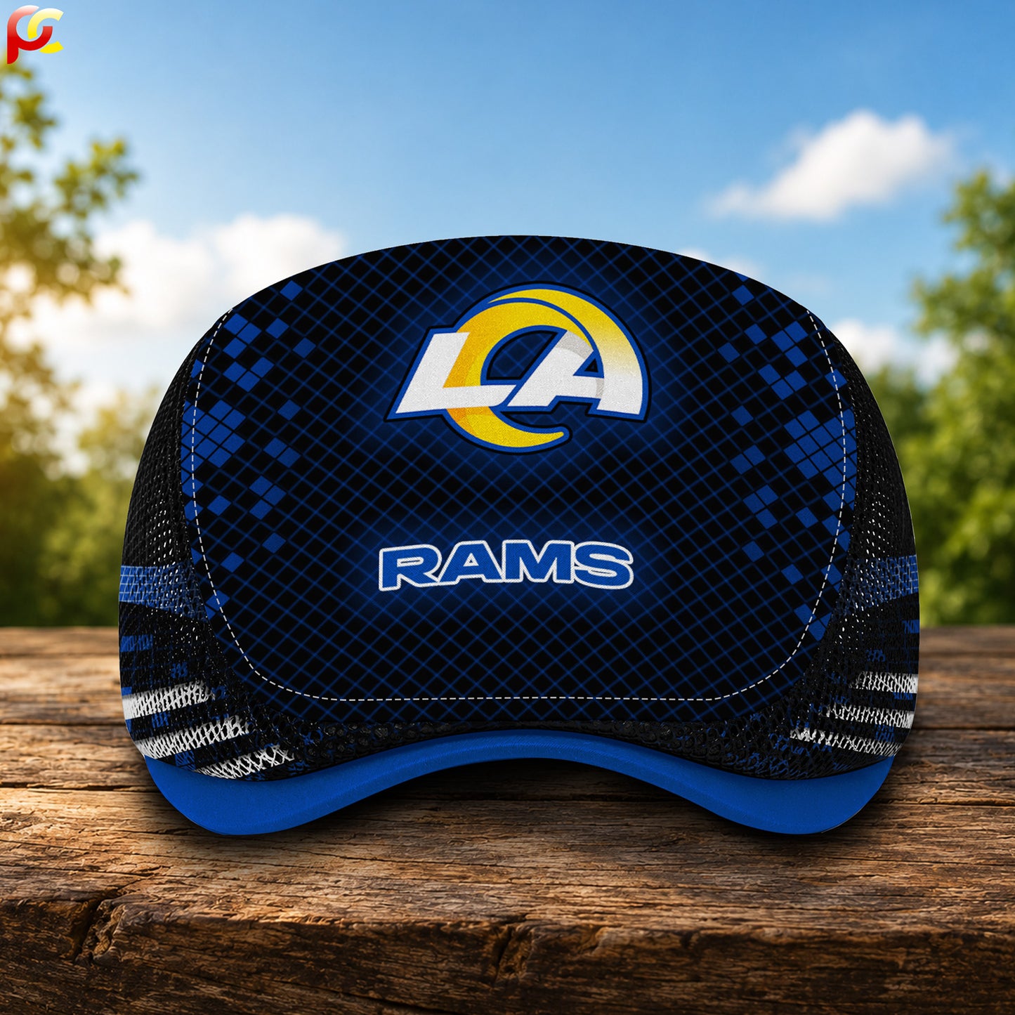 18LAR Mesh Flat Cap, Golf Mesh Cap NFL03