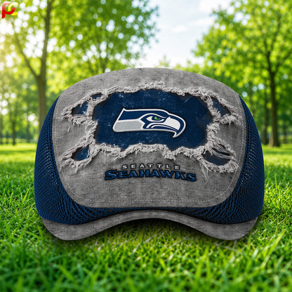 28SS Mesh Flat Cap, Golf Mesh Cap NFL01