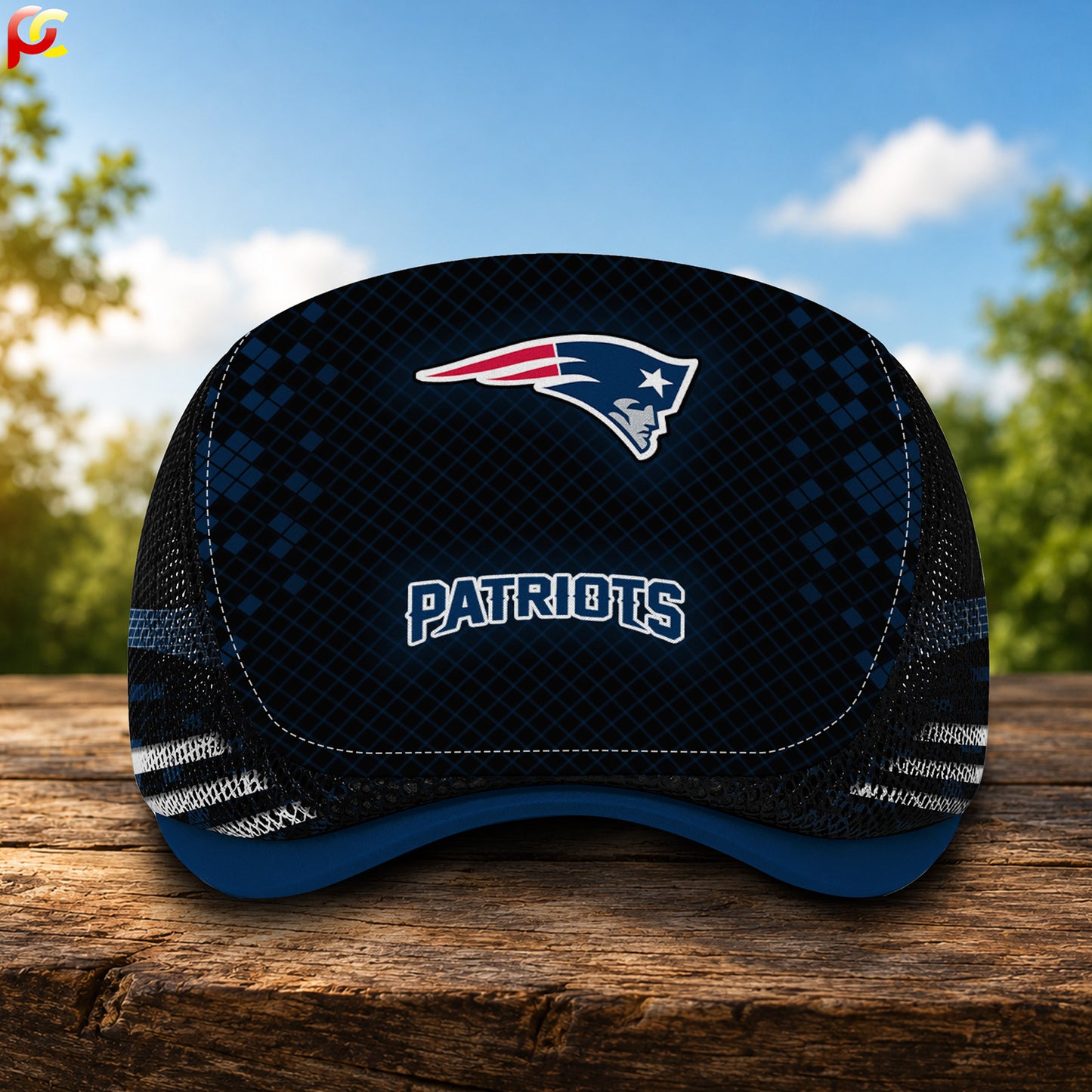 21NEP Mesh Flat Cap, Golf Mesh Cap NFL03