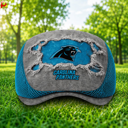 04CP Mesh Flat Cap, Golf Mesh Cap NFL01