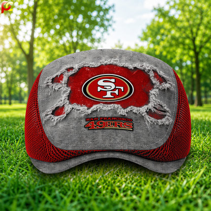 27SF49 Mesh Flat Cap, Golf Mesh Cap NFL01