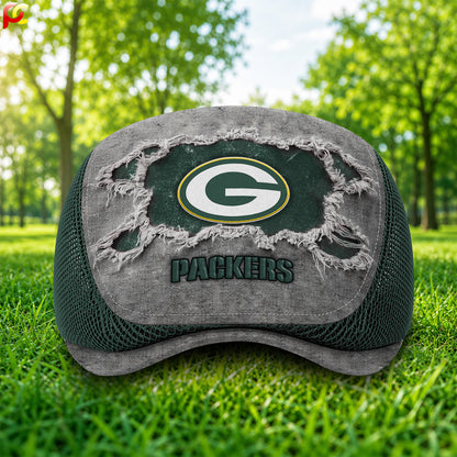 11GBB Mesh Flat Cap, Golf Mesh Cap NFL01
