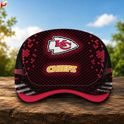 15KCC Mesh Flat Cap, Golf Mesh Cap NFL03
