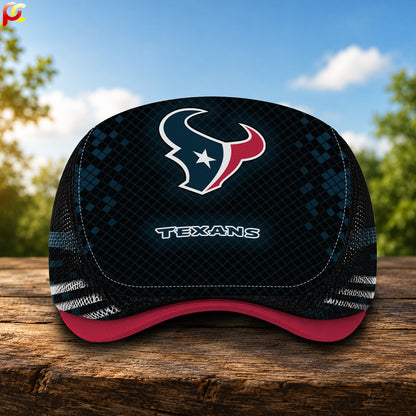 12HT Mesh Flat Cap, Golf Mesh Cap NFL03