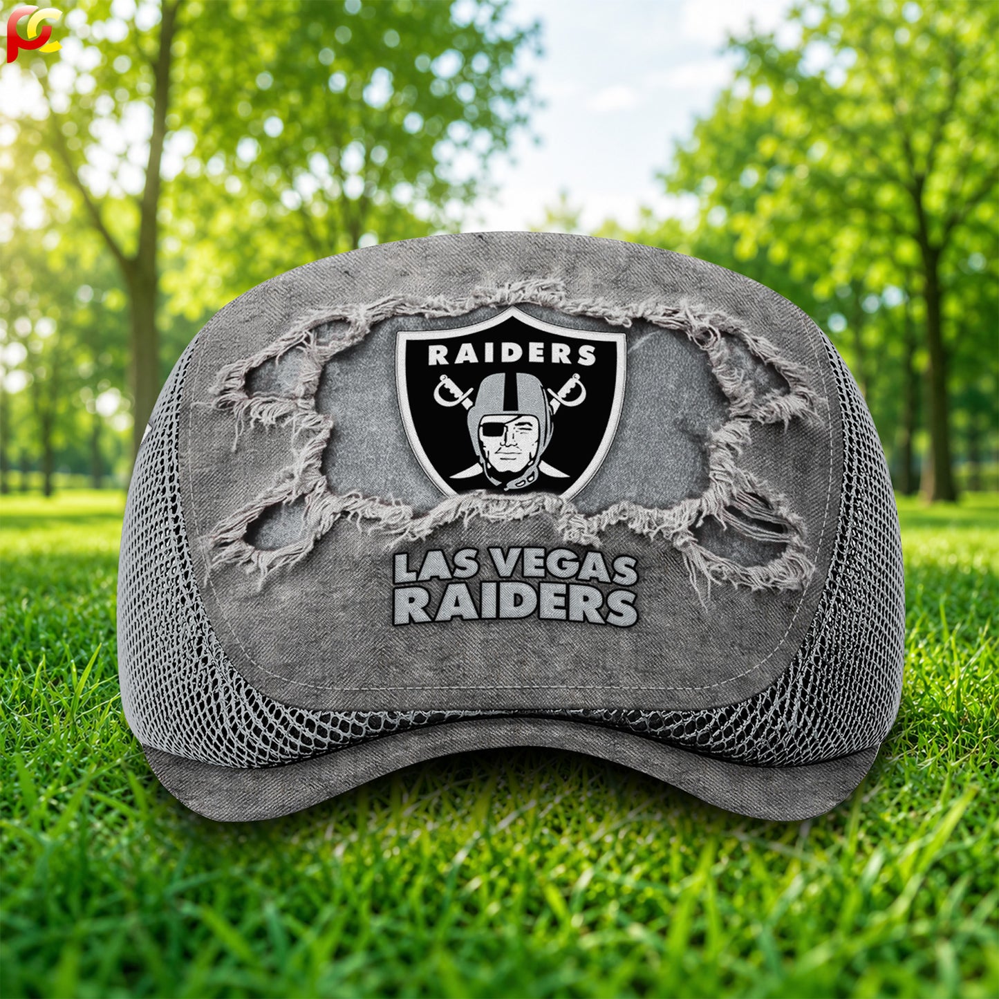 16LVR Mesh Flat Cap, Golf Mesh Cap NFL01