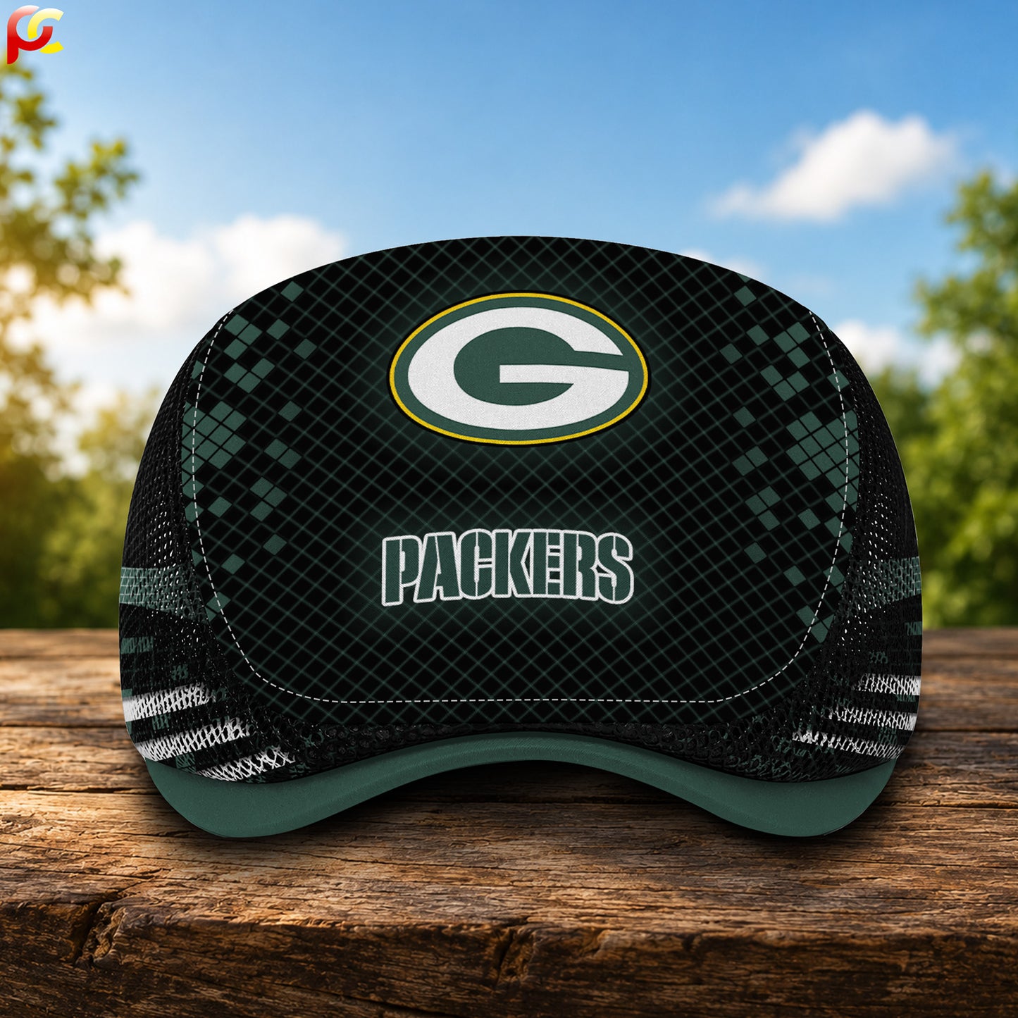 11GBB Mesh Flat Cap, Golf Mesh Cap NFL03