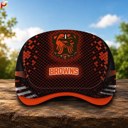 07CBW Mesh Flat Cap, Golf Mesh Cap NFL03