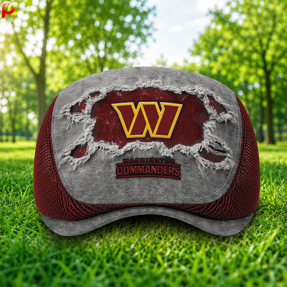 31WC Mesh Flat Cap, Golf Mesh Cap NFL01