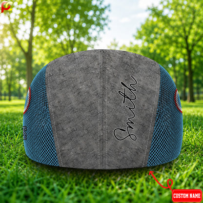 30TT Mesh Flat Cap, Golf Mesh Cap NFL01