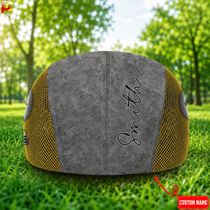 26PS Mesh Flat Cap, Golf Mesh Cap NFL01
