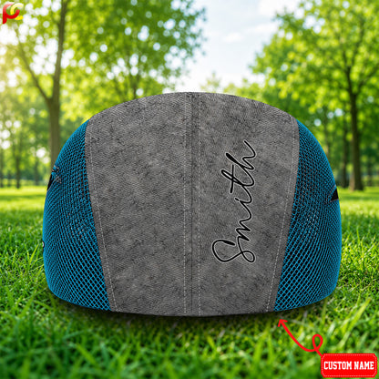 04CP Mesh Flat Cap, Golf Mesh Cap NFL01