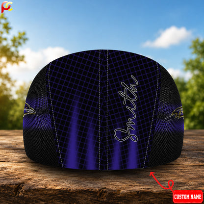 02BR Mesh Flat Cap, Golf Mesh Cap NFL03