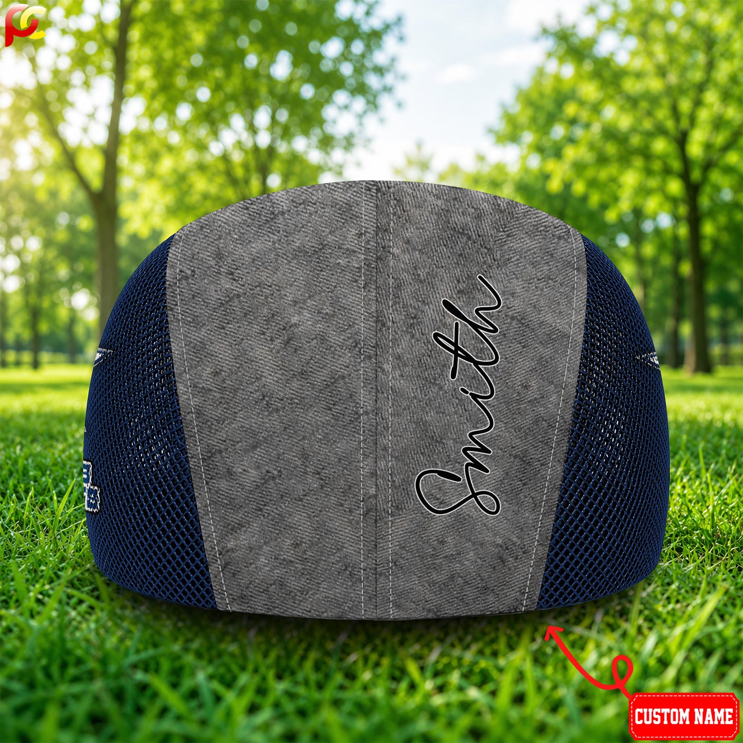 08DC Mesh Flat Cap, Golf Mesh Cap NFL01