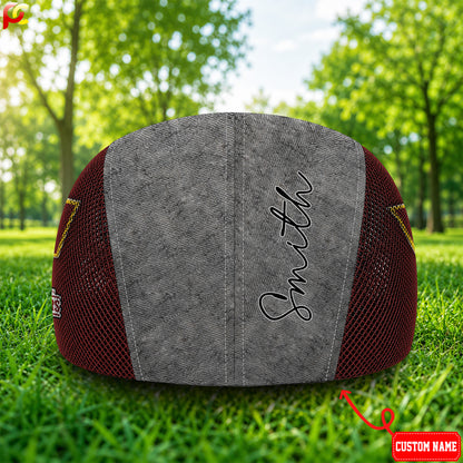 31WC Mesh Flat Cap, Golf Mesh Cap NFL01
