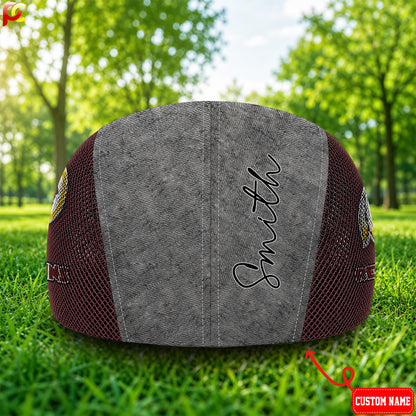 32WR Mesh Flat Cap, Golf Mesh Cap NFL01