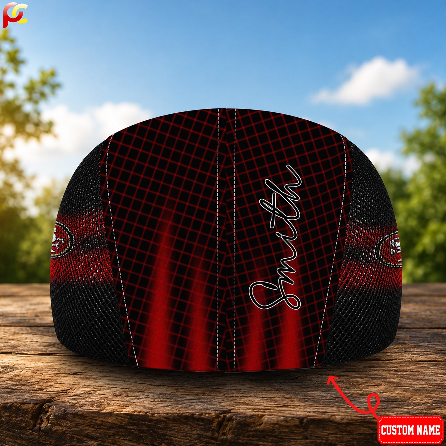 27SF49 Mesh Flat Cap, Golf Mesh Cap NFL03